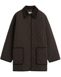 TOTEME - Totême Diamond-Quilted Buttoned Jacket - Lyst
