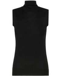 Sportmax - Eschimo Turtleneck Sleevesless Jumper - Lyst