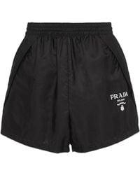 Prada - Re-Nylon Shorts - Lyst