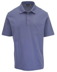 ZEGNA - Short-Sleeve Knit Polo Shirt - Lyst