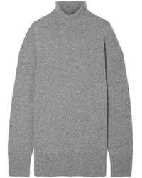 The Row - Stepny High-Neck Wool Sweater - Lyst