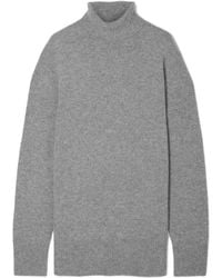 The Row - Stepny High-Neck Wool Sweater - Lyst