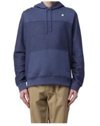 K-Way - Jose Logo Patch Drawstring Hoodie - Lyst