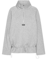 ROTATE BIRGER CHRISTENSEN - Sweatshirt Scuba Half Zip - Lyst