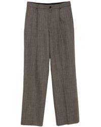 Dries Van Noten - Button-Detail Casual Trousers - Lyst