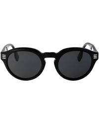 Burberry - Eyewear Round Frame Sunglasses - Lyst