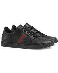 Gucci - Stretch Low-Top Sneaker, Leather - Lyst