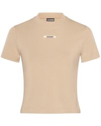 Jacquemus - Grosgrain Logo Short-Sleeve T-Shirt - Lyst
