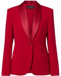 Max Mara - Long Sleeve Blazer - Lyst