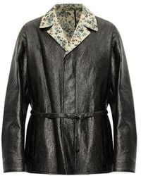 Dries Van Noten - Coated Belted Jacket - Lyst