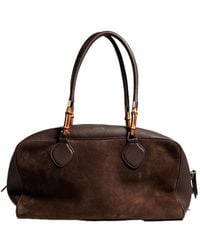 Gucci - Large Boston Bag With Bamboo - Lyst