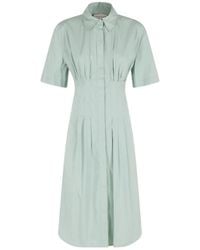 Semicouture - Short-Sleeved Shirt Dress - Lyst