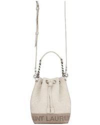 Saint Laurent - Rive Gauche Mini Bucket Bag - Lyst