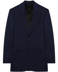Celine - Lapel Long-Sleeved Blazer - Lyst