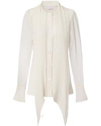 Nina Ricci - Scarf-Detail Blouse - Lyst