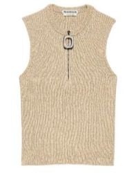 JW Anderson - Jw Anderson Zipped Tank Top - Lyst
