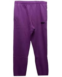 Off-White c/o Virgil Abloh - Logo Embroidered Straight Leg Pants - Lyst