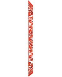 Dolce & Gabbana - Maiolica Print Silk Foulard - Lyst
