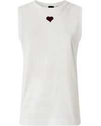Pinko - Heart Tank Top - Lyst