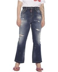 DSquared² - Distressed Flared Jeans - Lyst