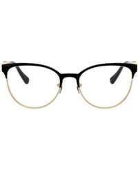 Versace - Eyewear Logo Plaque Cat-Eye Frame Glasses - Lyst