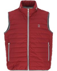 Brunello Cucinelli - Quilted Zipped Gilet - Lyst