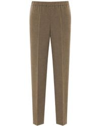 Fabiana Filippi - Elastic-Waist Casual Trousers - Lyst