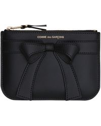 Comme des Garçons - Comme Des Garçons Wallet Big Bow Zipped Purse - Lyst