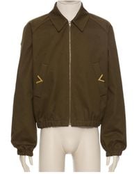 Valentino - Logo Plaque Zip-Up Jacket - Lyst