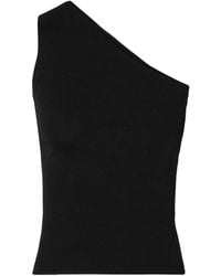Nili Lotan - One-Shoulder Knitted Vest - Lyst