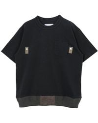 Sacai - Patch Pocket Crewneck T-Shirt - Lyst