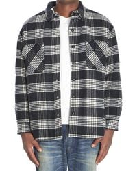 Celine - Quilted Overshirt - Lyst