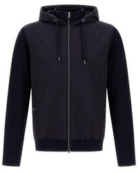 Herno - Long-Sleeved Zip-Up Jacket - Lyst