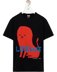 Loewe - T-Shirt Classique En Coton - Lyst