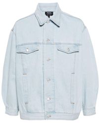 A.P.C. - Elvis Denim Jacket - Lyst