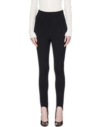 Mugler - Stirrup-Cuff Slim-Fit Trousers - Lyst