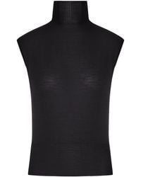 Rick Owens - Ribbed-Knit Sleeveless Top - Lyst