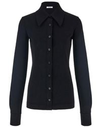 Ferragamo - Pointed-Collar Cardigan - Lyst