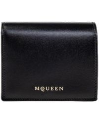 McQueen - Logo Printed Compact Wallet - Lyst