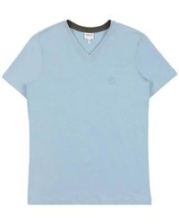 Armani Collezioni - V-Neck Short-Sleeved T-Shirt - Lyst