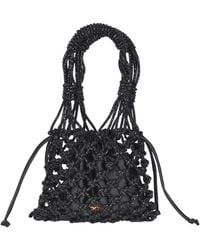 Pinko - Micro Rhinestones Embellished Small Shoulder Bag - Lyst