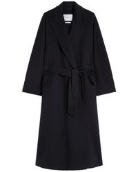 Max Mara - Collared Tie-Waist Coat - Lyst