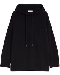 Max Mara - Liana Drawstring Knitted Hoodie - Lyst