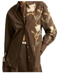 Vince - Floral-Print Shirt - Lyst