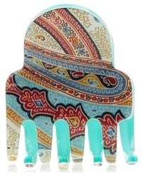 Etro - Logo Hairpin - Lyst