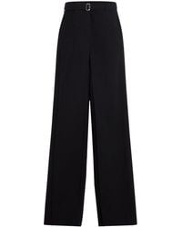 Lanvin - Belted Trousers - Lyst