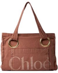 Chloé - Chloé Plage Large Tote Bag - Lyst
