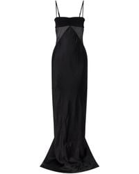 Rick Owens - Combo Slip Maxi Dress - Lyst