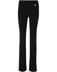 Off-White c/o Virgil Abloh - High Waist Pleated Knitted Joggers - Lyst