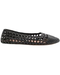 STAUD - Nell Crochet Ballet Flats - Lyst